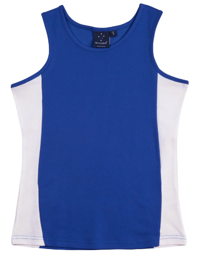 Picture of Winning Spirit, Ladies Truedry Contrast Singlet
